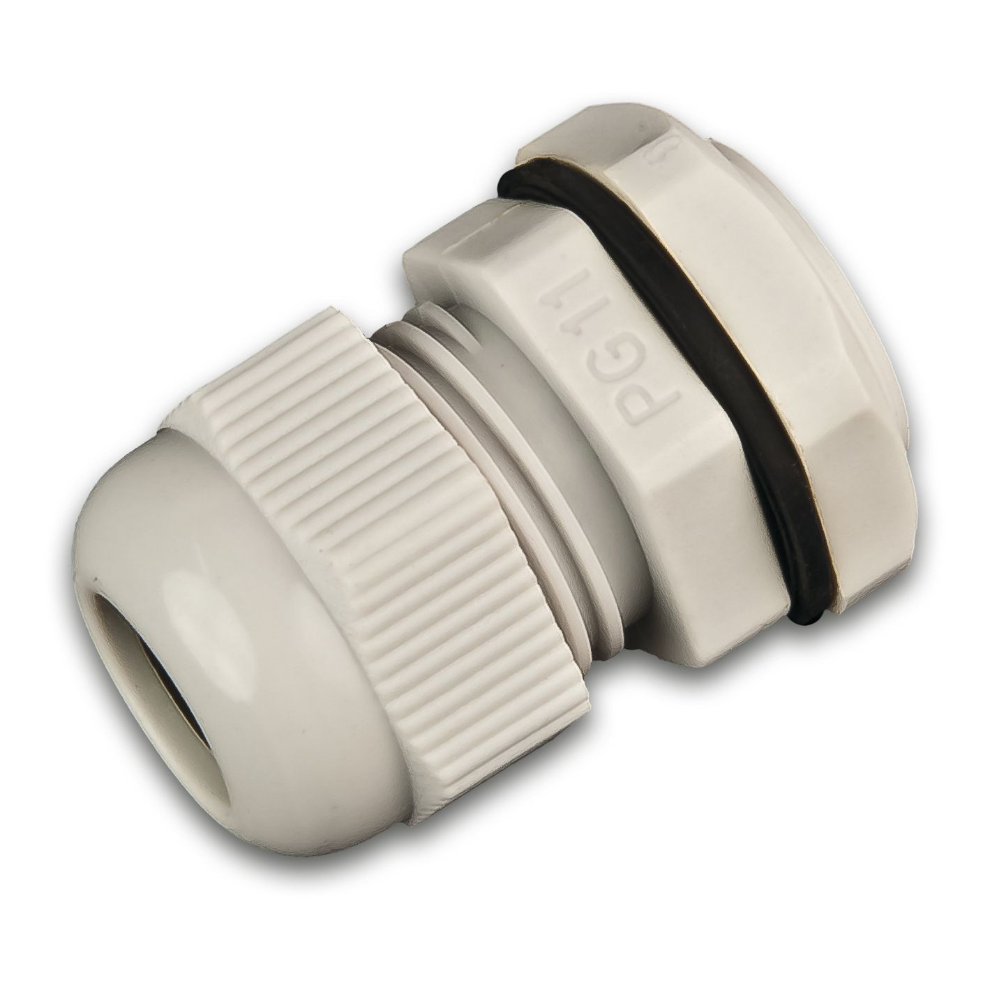 PG11 PVC Verschraubung inkl. Gegenmutter PG11 PVC Verschraubung inkl. Gegenmutter