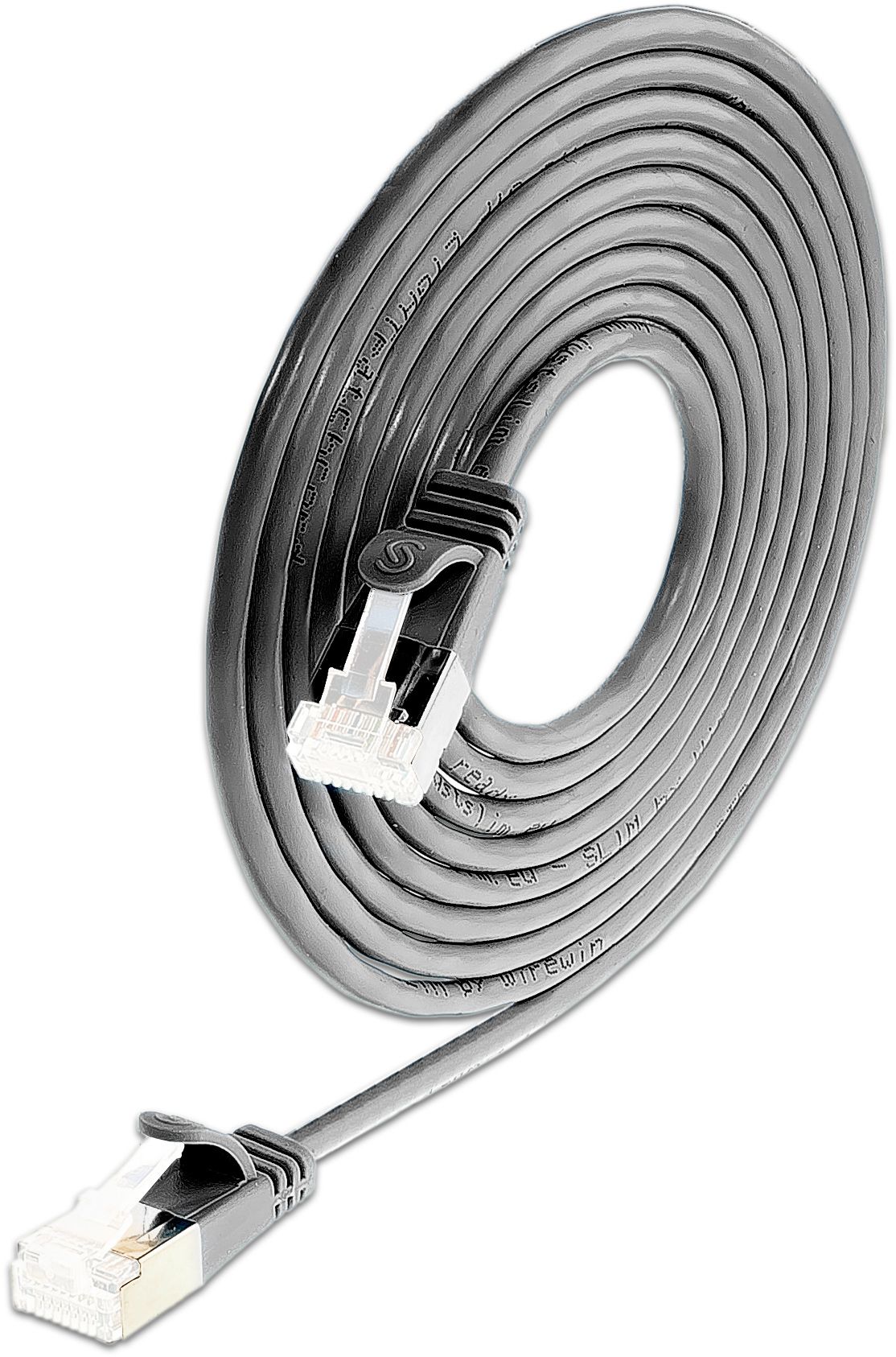 KAT6A 10 Gigabit Lightpatchkabel rund, U/FTP, Ø 3,8mm, schwarz KAT6A 10 Gigabit Lightpatchkabel rund, U/FTP, Ø 3,8mm, schwarz
