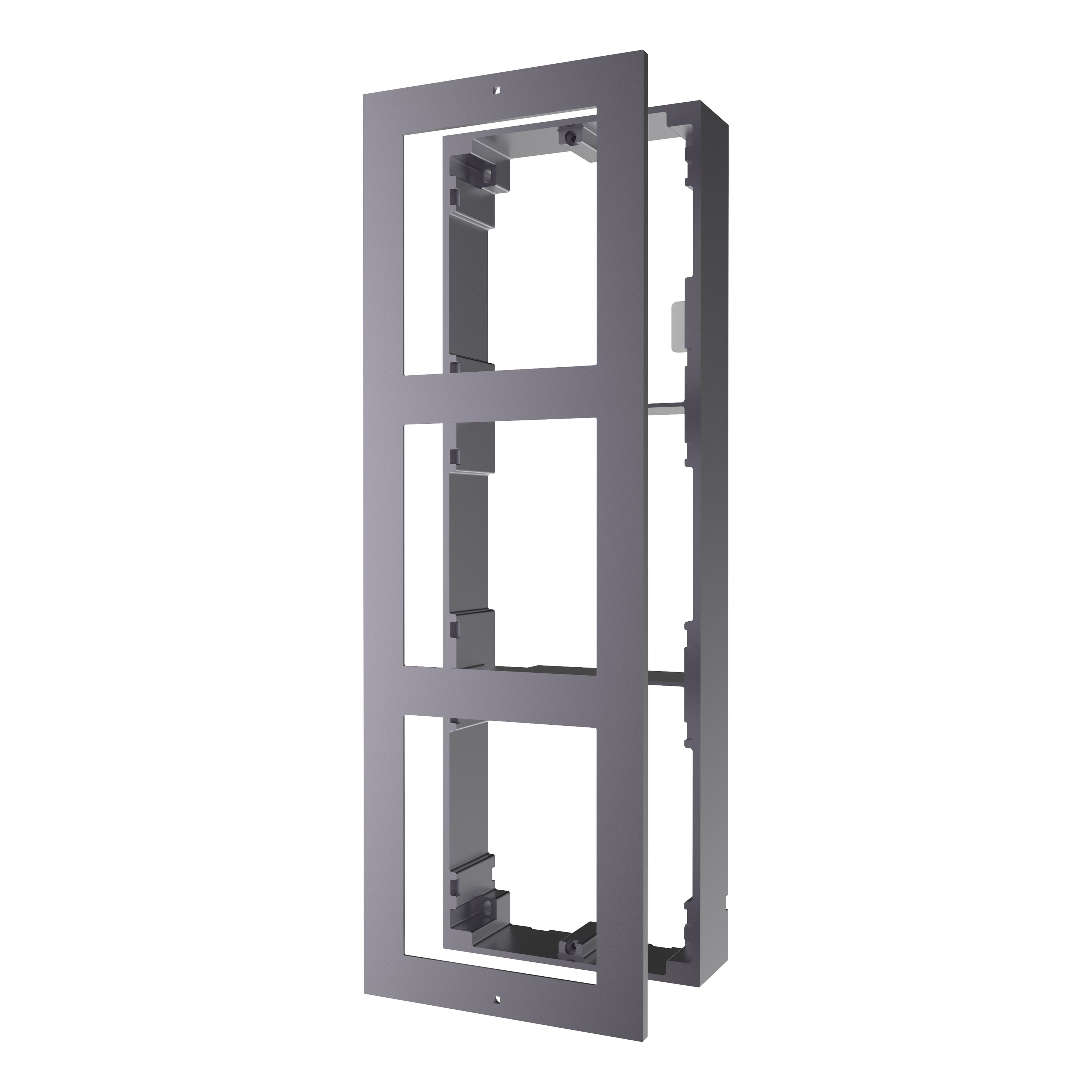 DS-KD-ACW3 - Wall mounting Accessory for modular door station, 3 Modules