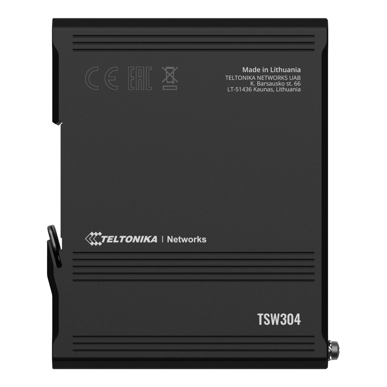 IP30 Industrie 4-Port 1Gbit unmanaged Switch, PoE-In, -40°C - +75°C