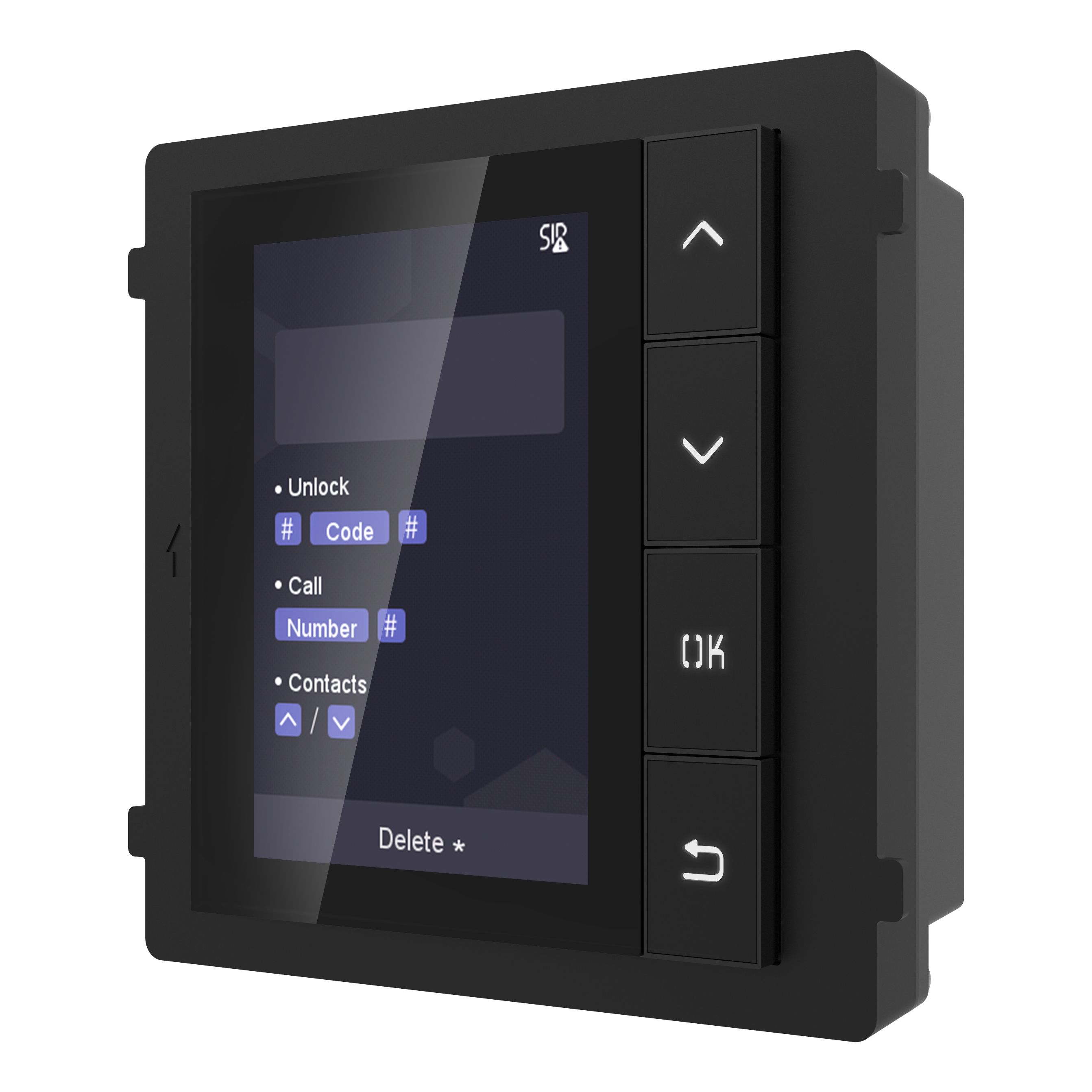 DS-KD-DIS - Video Door Intercom Display Module DS-KD-DIS - Video Door Intercom Display Module