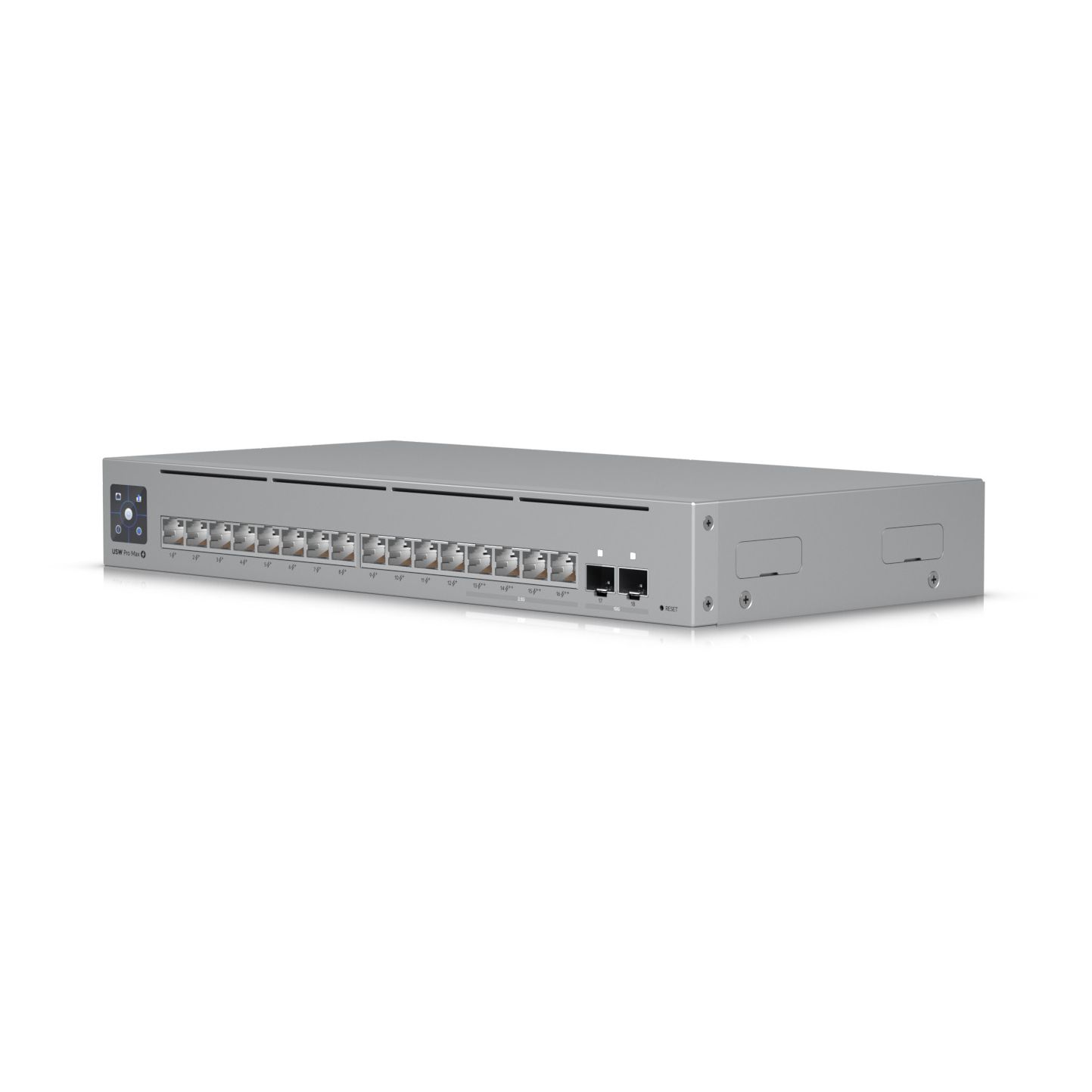 UniFi USW Pro Max PoE 802.3at/bt 16-Port Gigabit Layer 3 Etherlighting™ Switch UniFi USW Pro Max PoE 802.3at/bt 16-Port Gigabit Layer 3 Etherlighting™ Switch