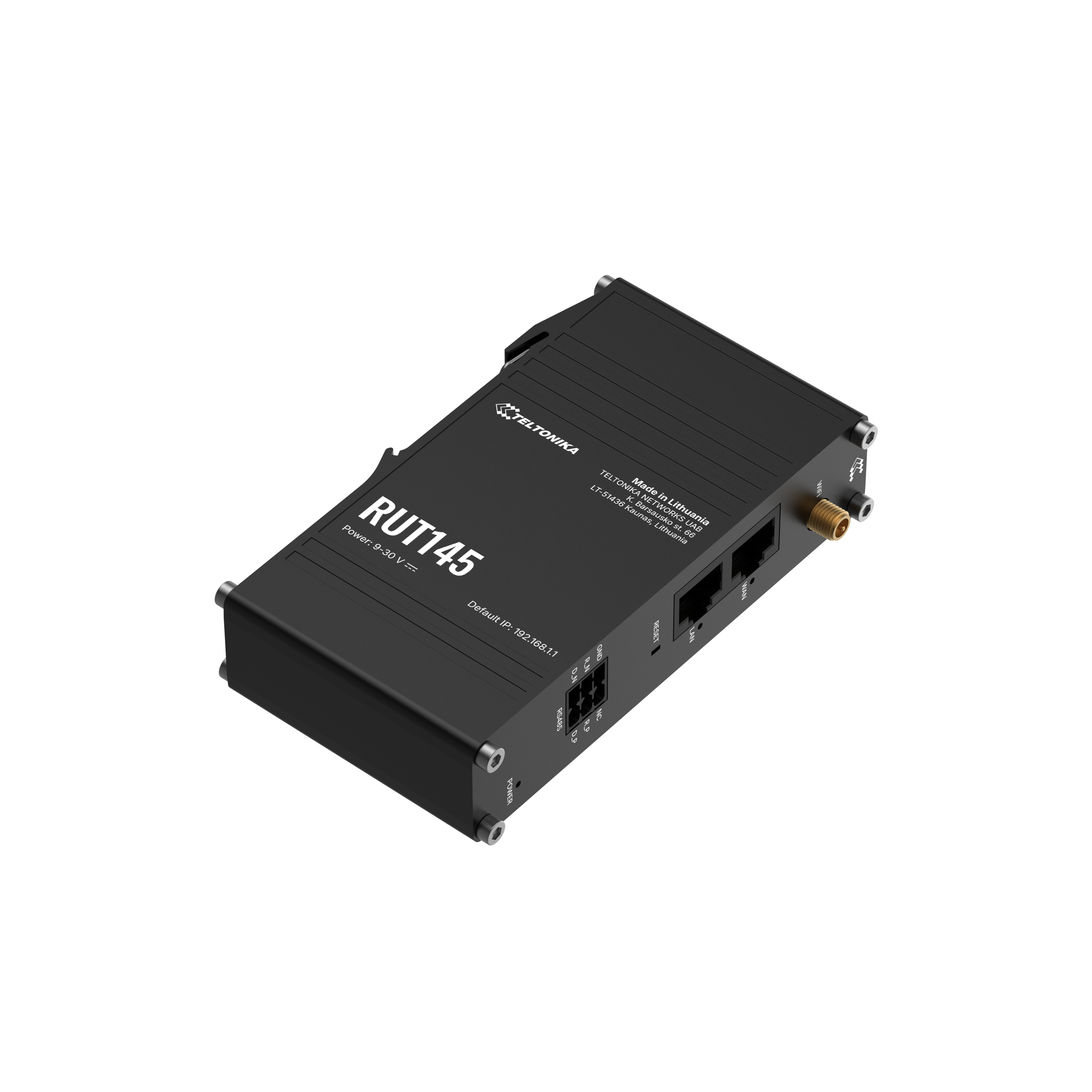 RUT145 - Industrial Router mit RS-485, PoE-In RUT145 - Industrial Router mit RS-485, PoE-In