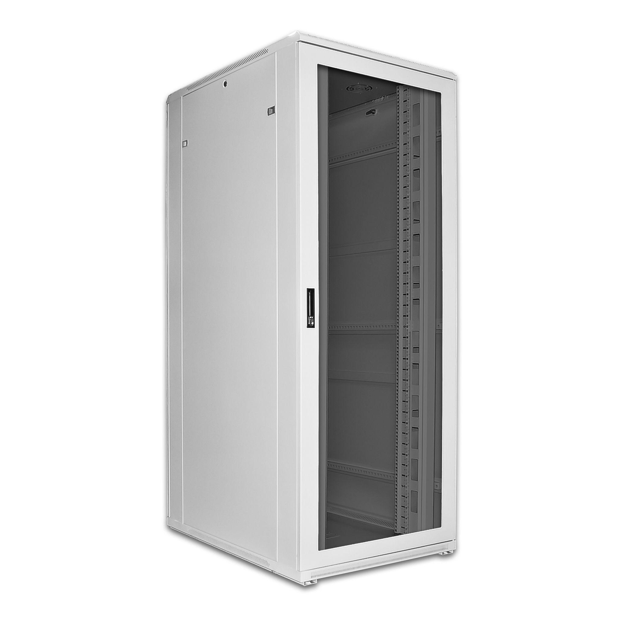 19" Standschrank, 42HE, 800x1000mm, grau, RAL7035, Serie ECO