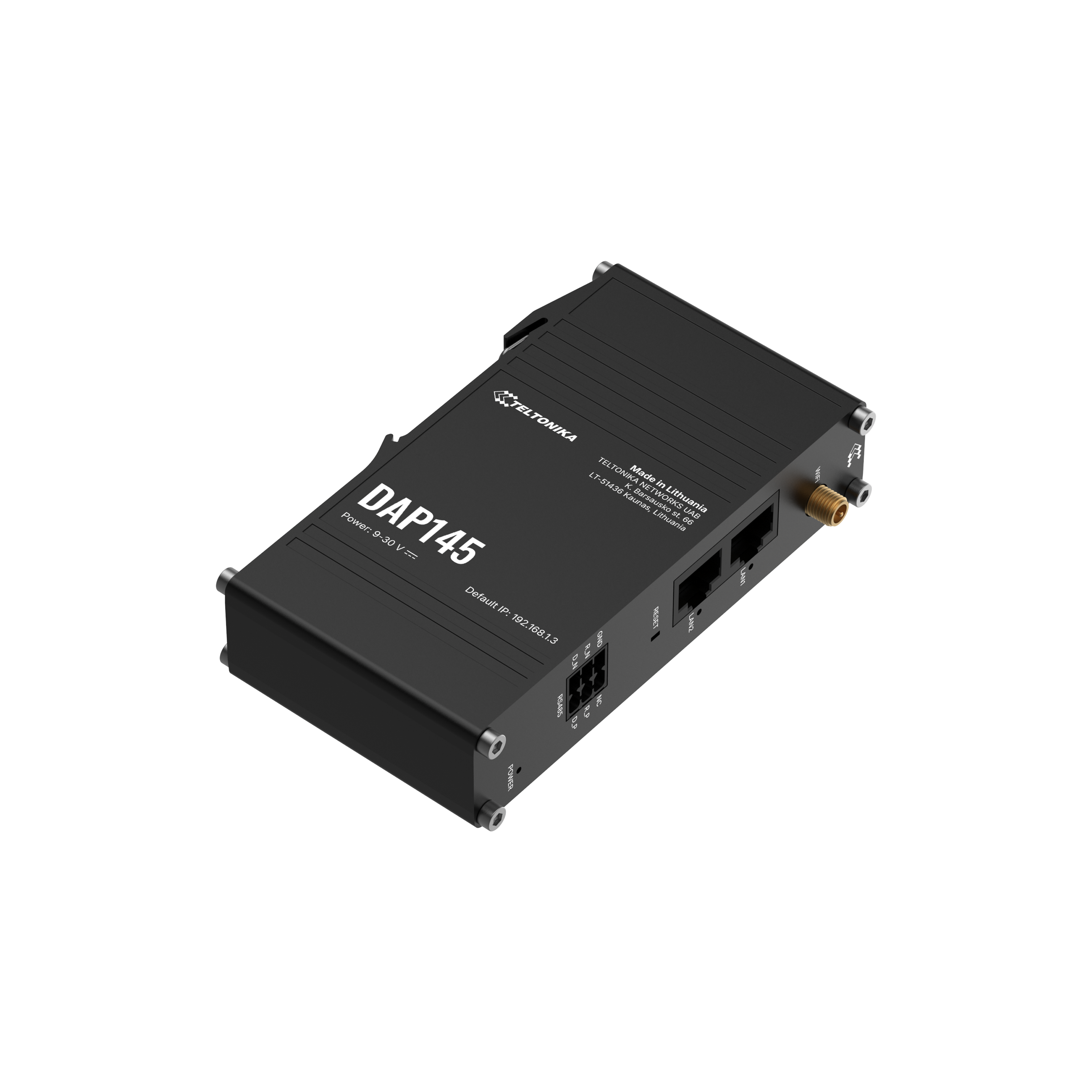 DAP145 - WiFi Access Point, 802.11b/g/n Wi-Fi 4, RS-485, RMS Integration DAP145 - WiFi Access Point, 802.11b/g/n Wi-Fi 4, RS-485, RMS Integration