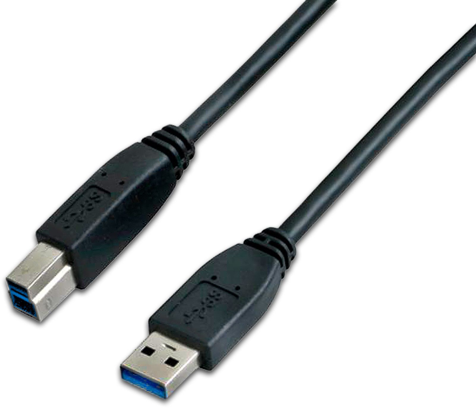 USB 3.0 Kabel, A-Stecker/B-Stecker, schwarz