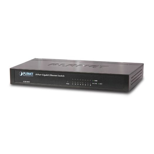 8-Port 1000Base-T Desktop Gigabit Ethernet Switch