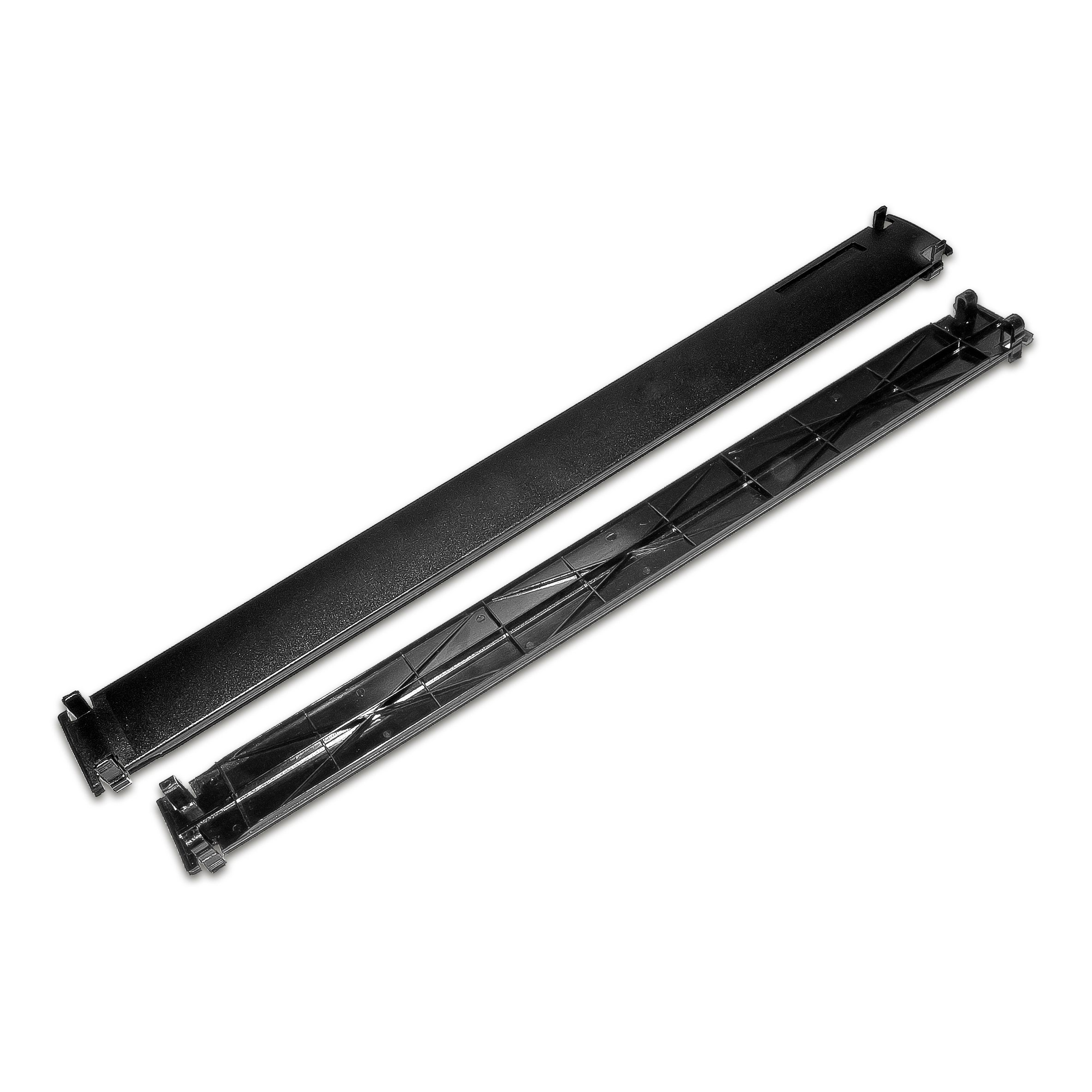 19" Blindblende, screwless, schwarz RAL9005