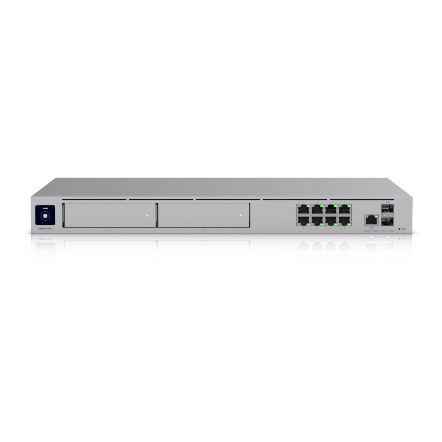 UniFi Dream Machine Pro Max, 2x 10 Gbit SFP+, 1x 2.5 Gbit, 8x 1 Gbit, Dual WAN