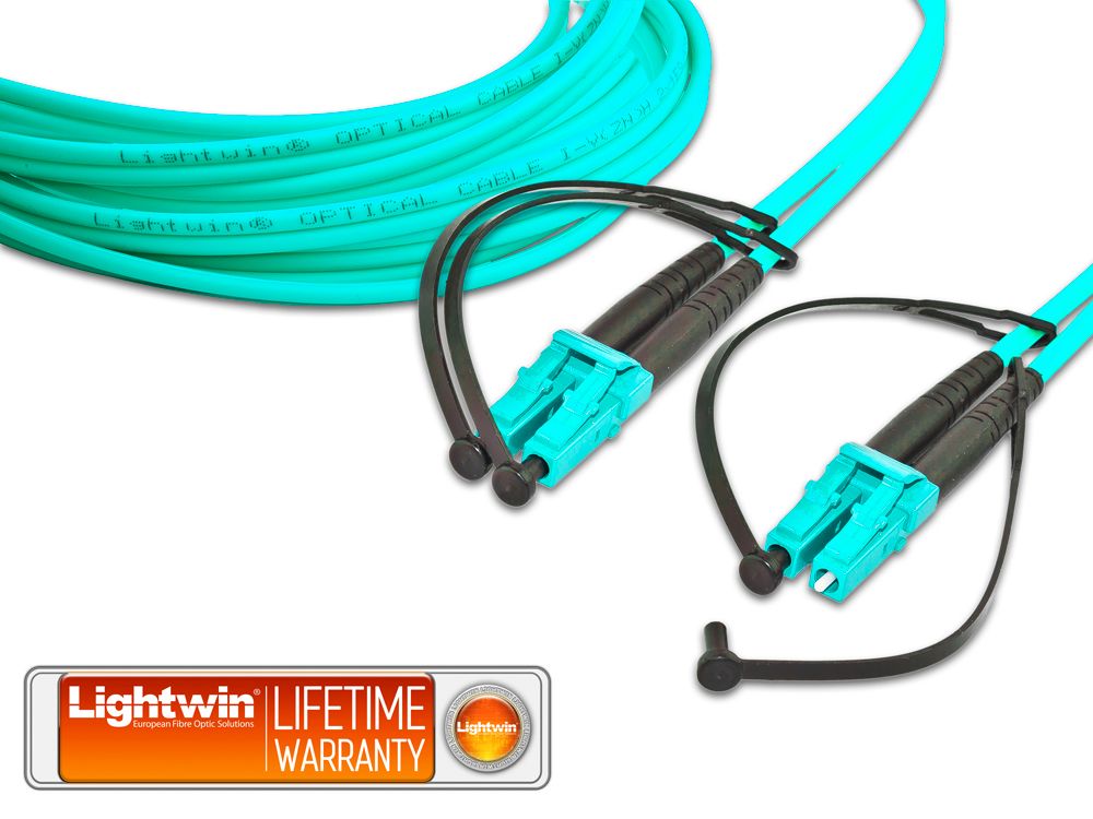 High Quality Duplex LWL Patchkabel, MM OM3, LC - LC High Quality Duplex LWL Patchkabel, MM OM3, LC - LC