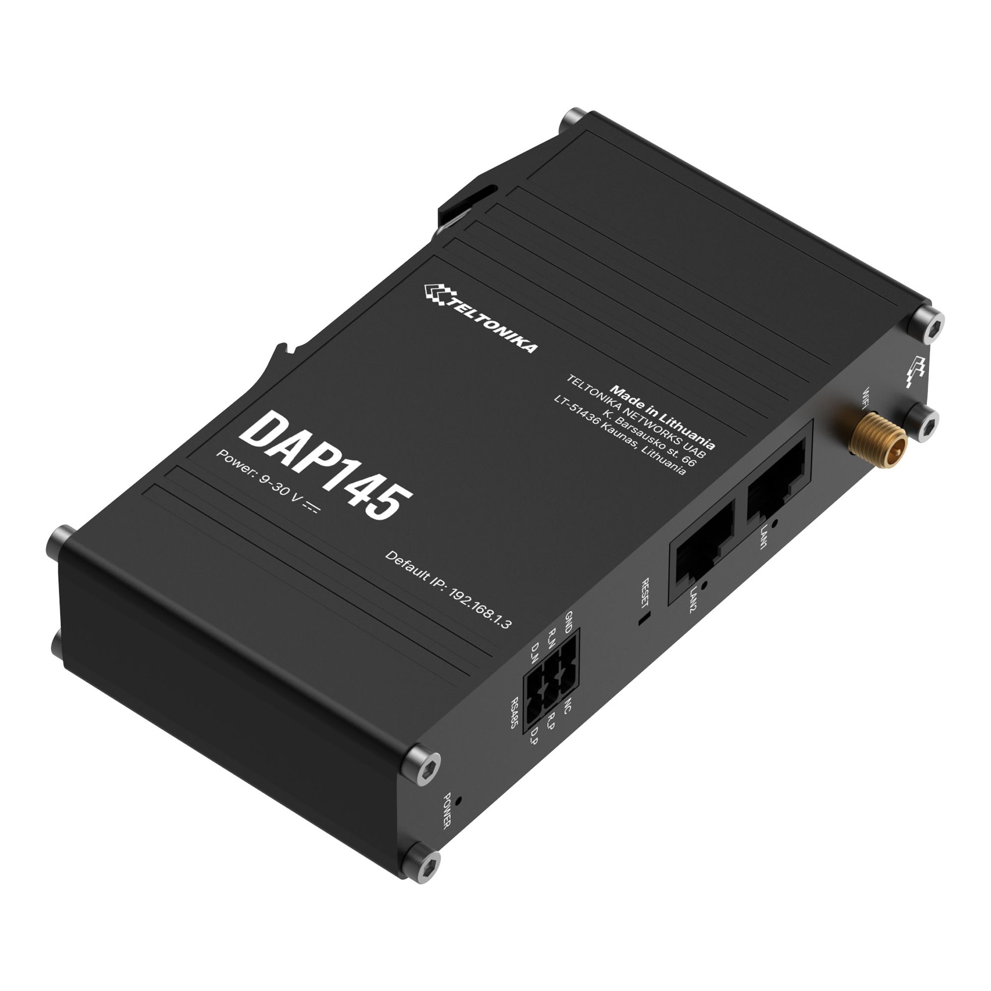 DAP145 - WiFi Access Point, 802.11b/g/n Wi-Fi 4, RS-485, RMS Integration DAP145 - WiFi Access Point, 802.11b/g/n Wi-Fi 4, RS-485, RMS Integration