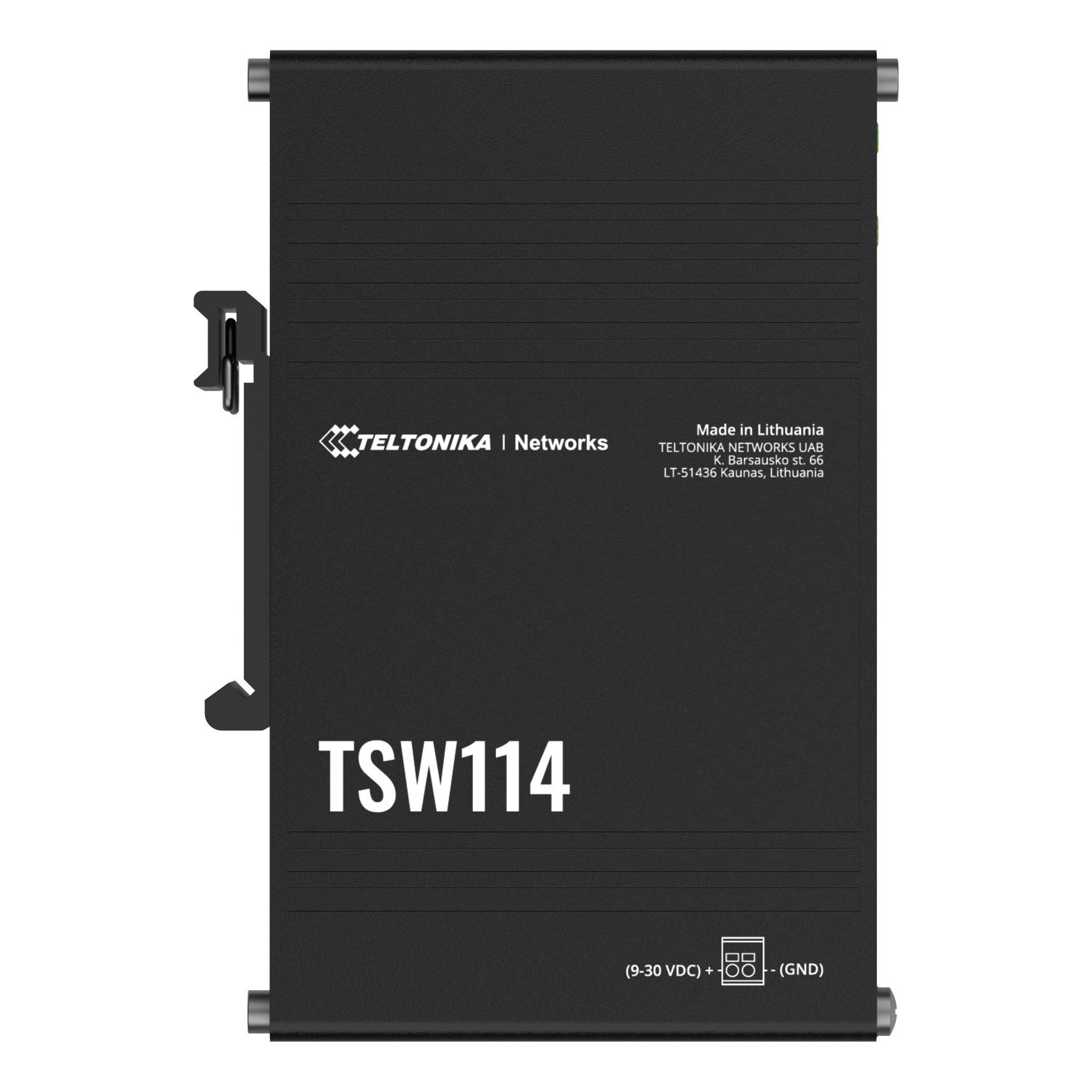 IP30 Industrie 5-Port 10/100/100Mbit unmanaged Hutschienen-Switch, -40°C - +75°C