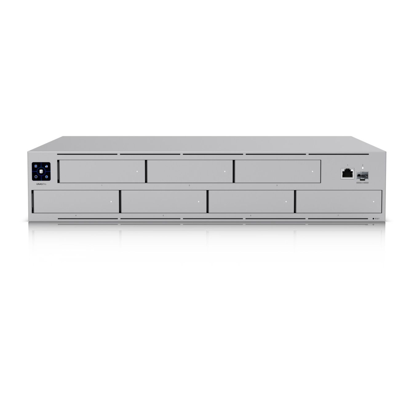 UniFi UNAS Pro Network Storage, 2HE, rackmount, 10 Gbps, 7 HDD Slots