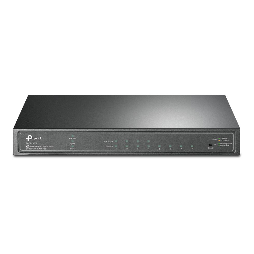 JetStream™ 8-Port Gigabit Smart Switch mit 4-Port PoE+
