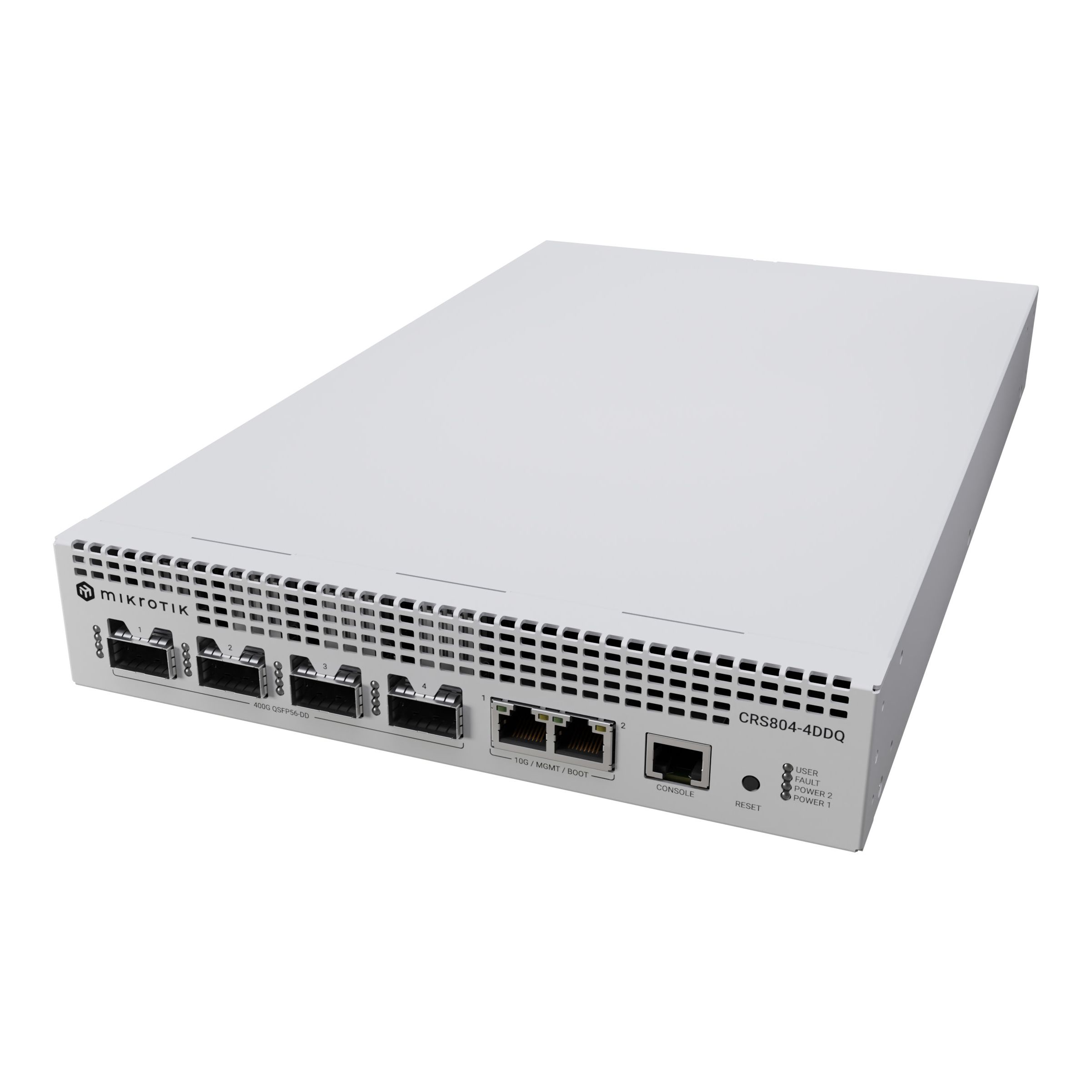 CRS804 4DDQ - Cloud Router Switch, Layer-3, 400G mit 4x QSFP-DD