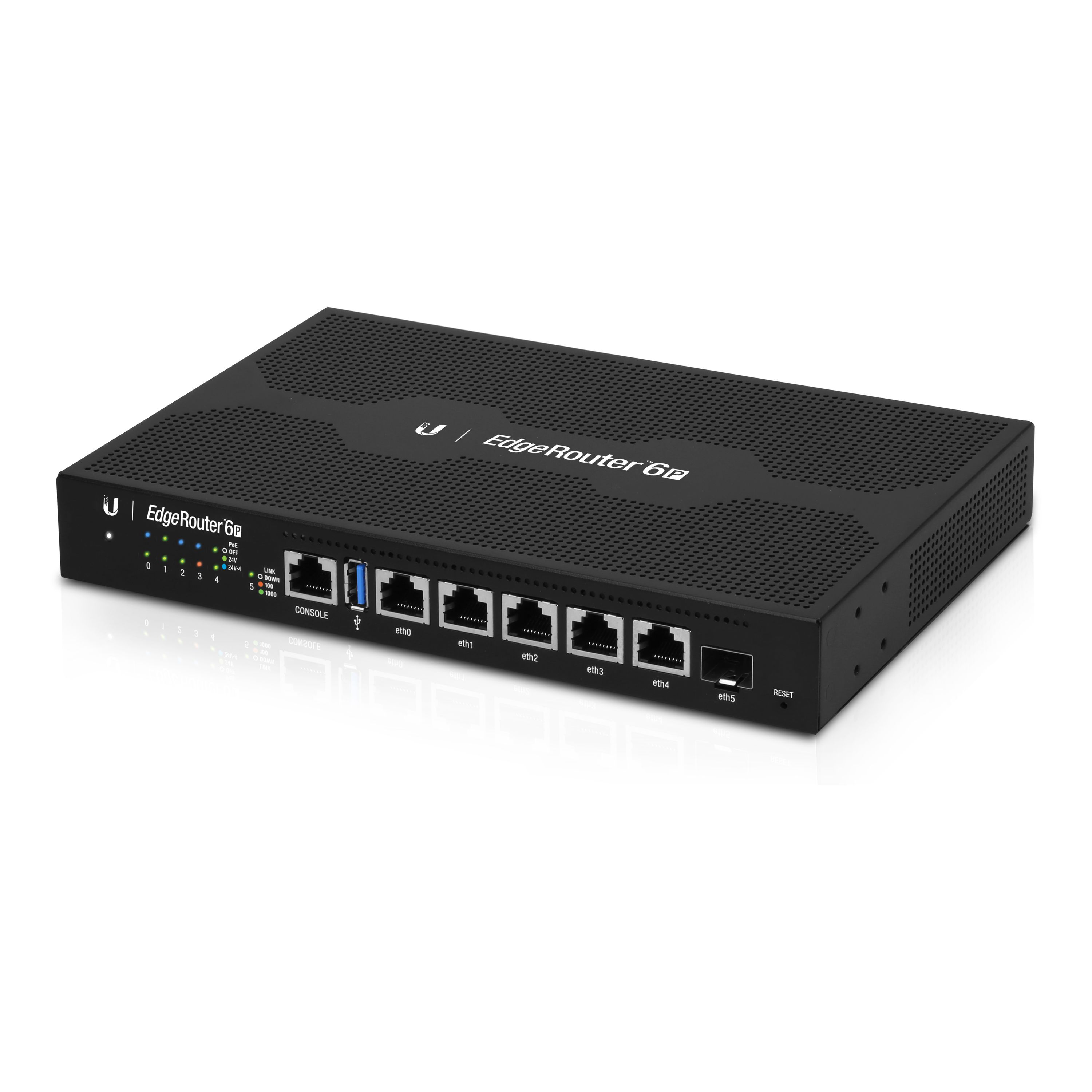 EdgeRouter 6P, 6-Port Router, PoE Support