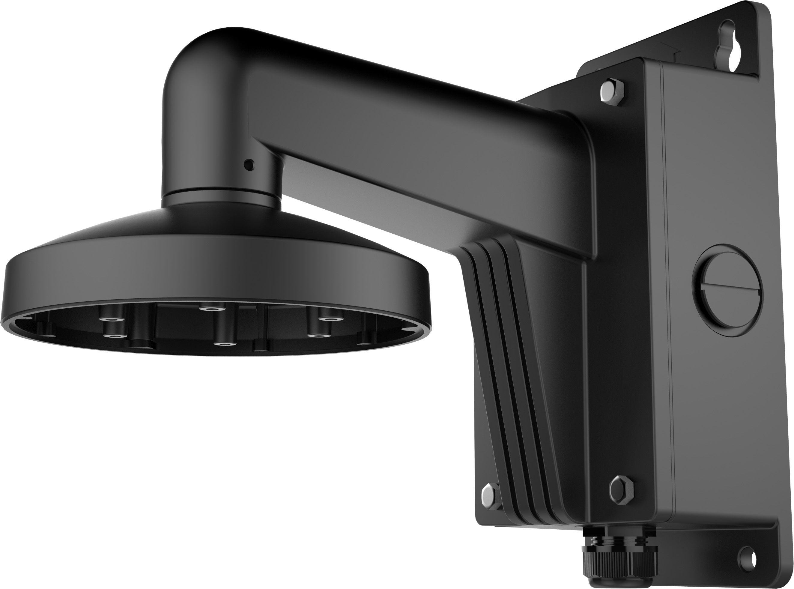 DS-1473ZJ-155B(Black) - Wall Mount for Dome Camera, w/ Junctionbox DS-1473ZJ-155B(Black) - Wall Mount for Dome Camera, w/ Junctionbox
