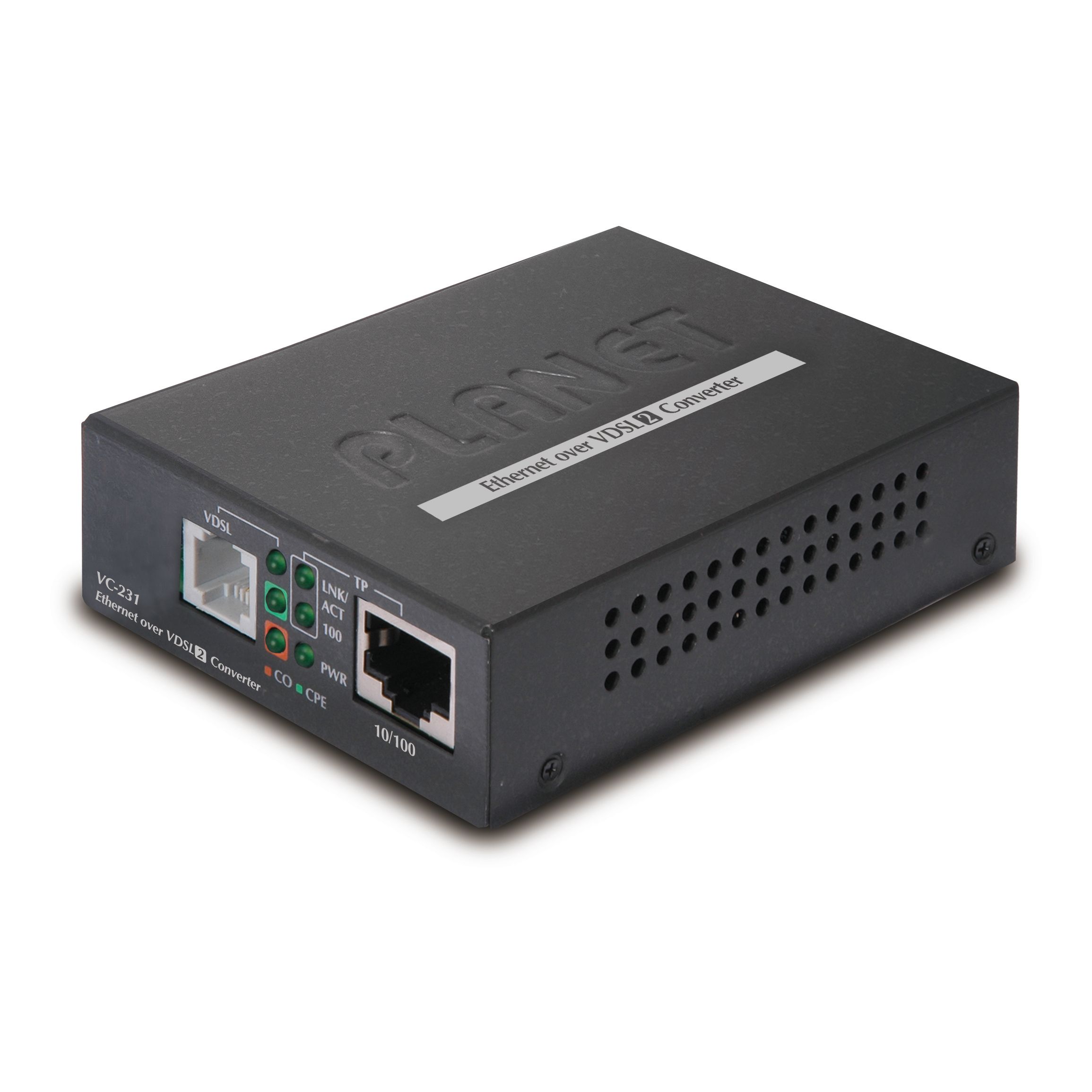 100/100 Mbps Ethernet to VDSL2 Converter - 30a profile 100/100 Mbps Ethernet to VDSL2 Converter - 30a profile