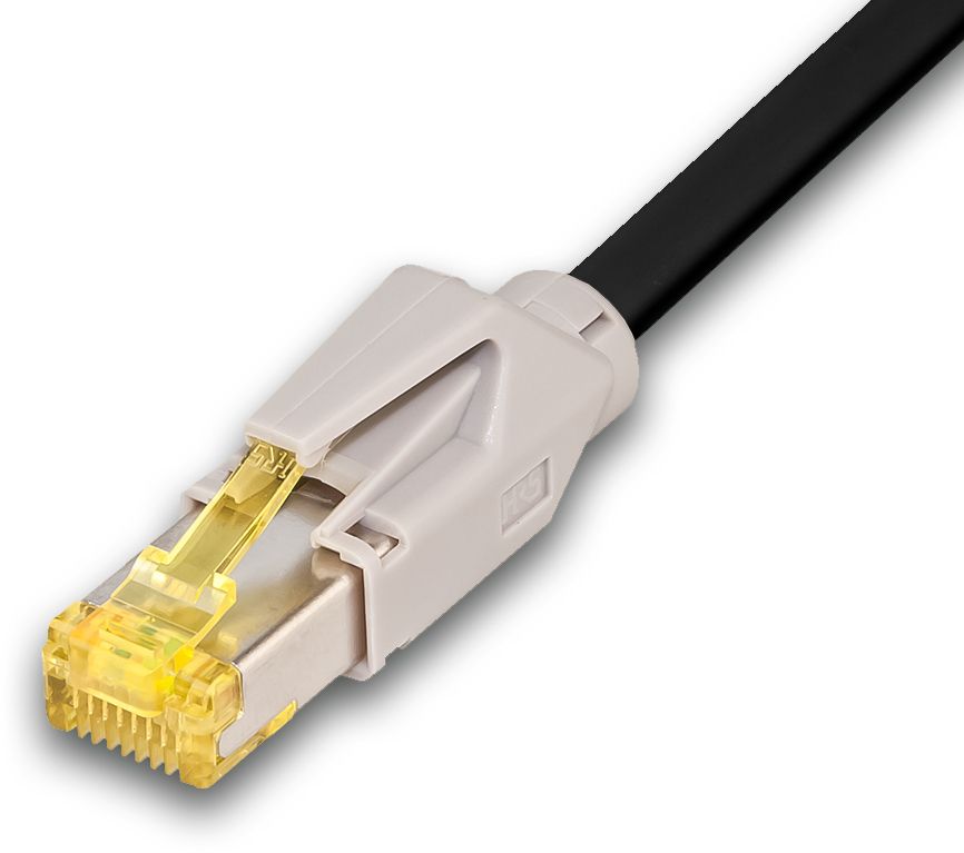 KAT6A HQ Patchkabel, DRAKA 500MHz, Hirose TM31, LSOH, black KAT6A HQ Patchkabel, DRAKA 500MHz, Hirose TM31, LSOH, black